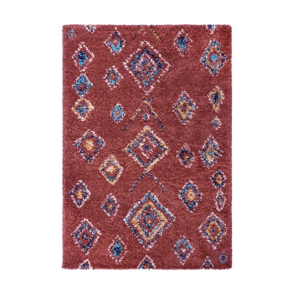 Červený koberec Mint Rugs Phoenix, 80 x 150 cm
