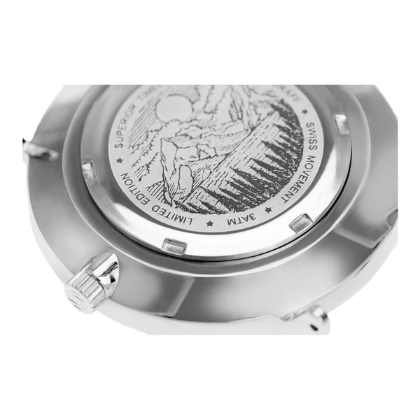 Pánske hodinky so svetlohnedým remienkom z pravej kože Frederic Graff Silver Eiger Cognac Leather-image-2