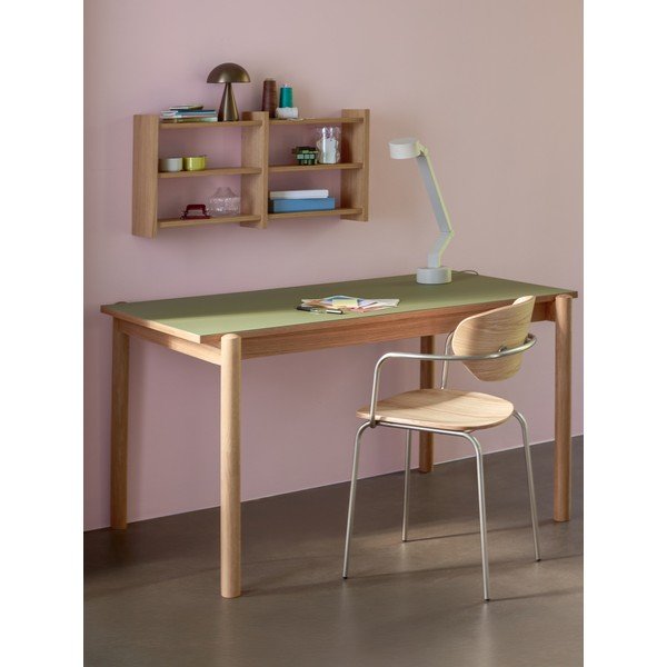 Poschodová polica v dekore duba v prírodnej farbe 85 cm Kant – Hübsch-image-2