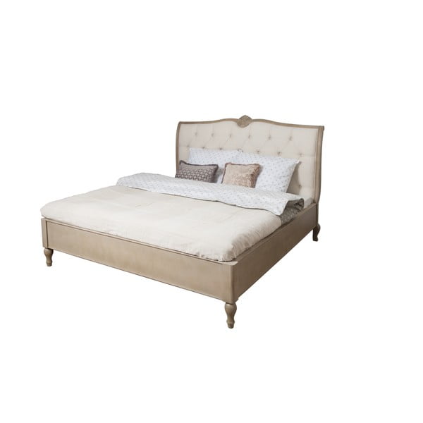 Béžová posteľ z brezového dreva Livin Hill Venezia, 180 x 200 cm-image-1