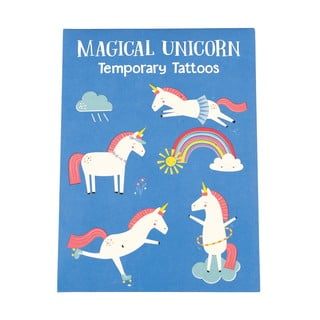 Sada 2 listov dočasného tetovania Rex London Magical Unicorn
