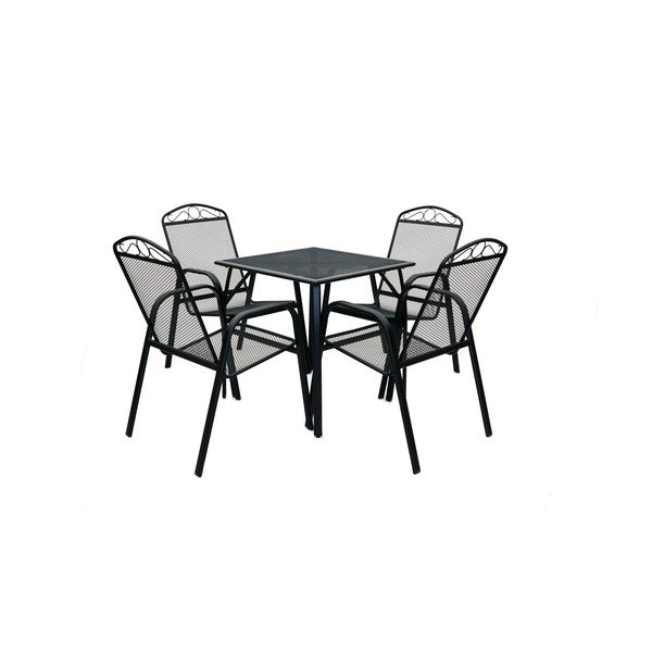 Kovový záhradný jedálenský stôl 70x70 cm ZWMT – Rojaplast-image-4