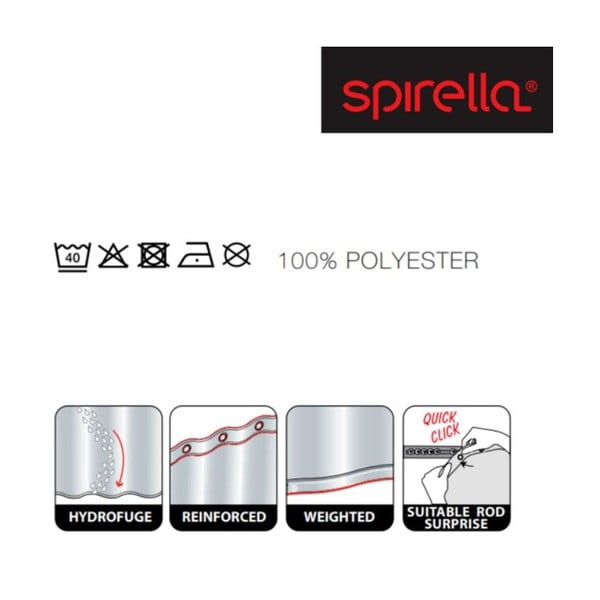 Sprchový záves 180x200 cm Primo – Spirella-image-3