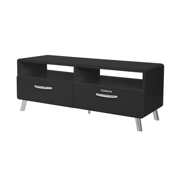 TV stolík v čiernej farbe Tenzo Cobra, šírka 118 cm-image-2