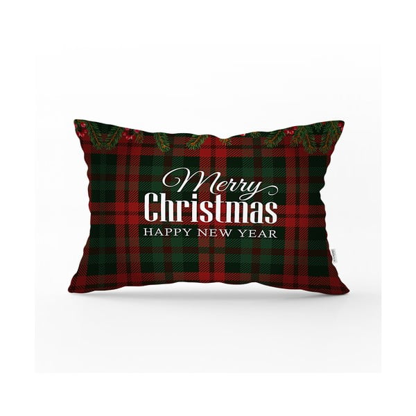Vianočná obliečka na vankúš Minimalist Cushion Covers Tartan, 35 x 55 cm