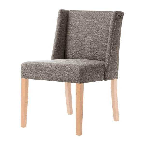 Hnedá stolička s hnedými nohami Ted Lapidus Maison Zeste
