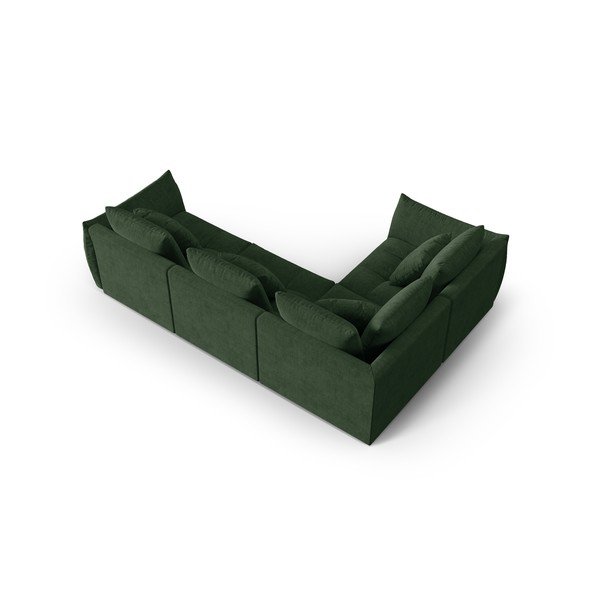 Tmavozelená rohová pohovka (ľavý roh/do L) Bloom – Micadoni Home-image-3