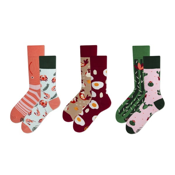 Set ponožiek v darčekovom balení Many Mornings Pinky, veľ. 43–46