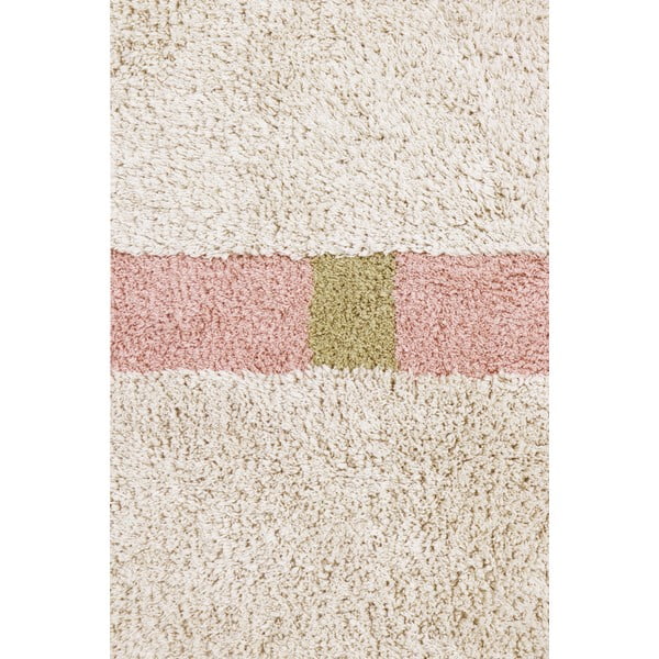 Ružovo-krémový prateľný ručne tkaný bavlnený koberec 200x300 cm Lanes Vintage Nude – Lorena Canals-image-4