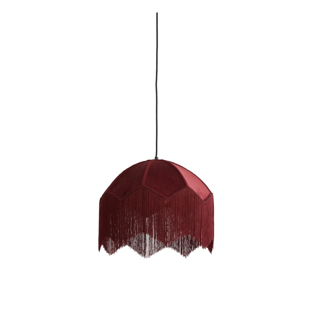E-shop Vínové závesné svietidlo s textilným tienidlom ø 40 cm Malacia – Light & Living