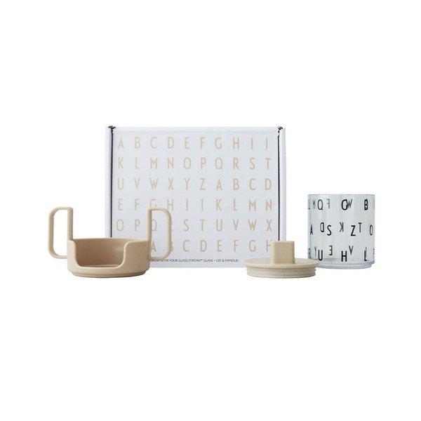 Béžový detský hrnček Design Letters Grow With Your Cup-image-2