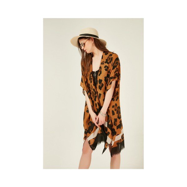Dámsky prehoz cez plavky Alexander McKensey Leopard-image-1