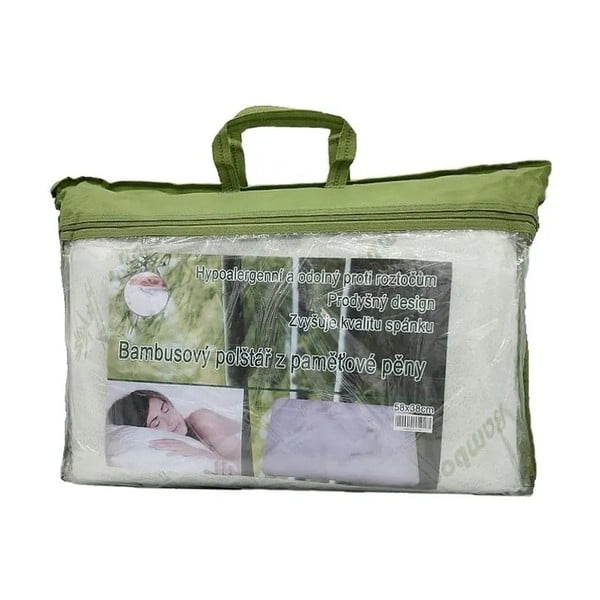 Anatomický vankúš s výplňou z pamäťovej peny 58x38 cm – JAHU collections-image-2