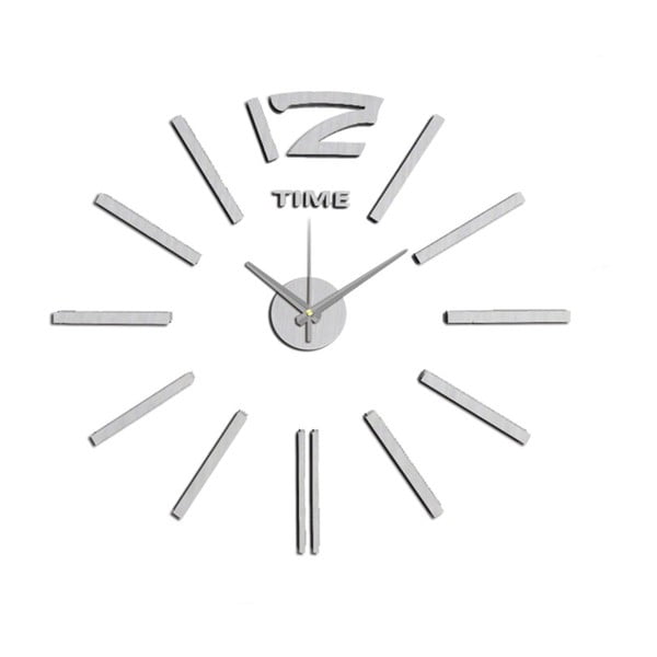 Nástenné nalepovacie hodiny Mauro Ferretti Time, ⌀ 60 cm