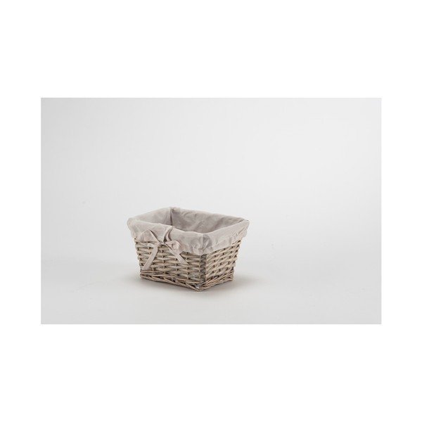 Sivý kôš z vŕbového prútia Compactor Vintage, šírka 23 cm-image-1