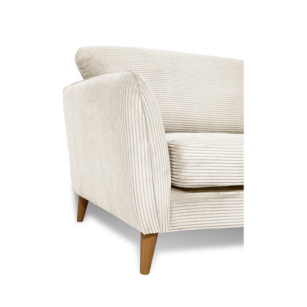 Biela menčestrová pohovka 206 cm Paris – Scandic-image-4