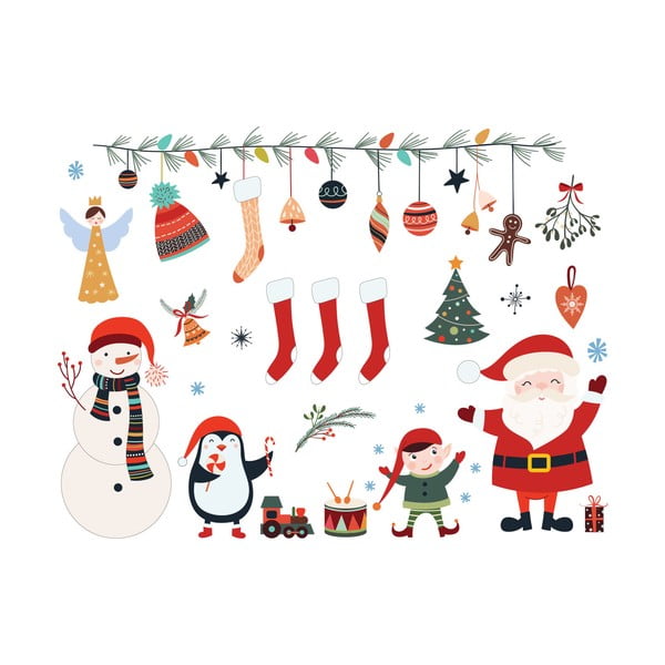 Vianočná samolepka Ambiance Christmas Elements-image-2