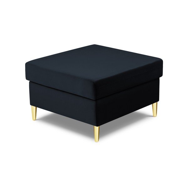 Tmavomodrá zamatová podnožka Kyoto – Cosmopolitan Design-image-2