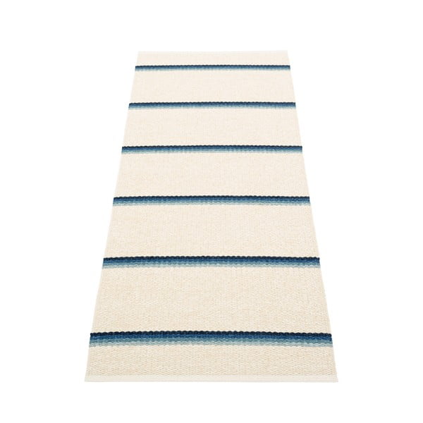 Modro-krémový vnútorný a vonkajší behúň 70x180 cm Olle Blue Vanilla – Pappelina