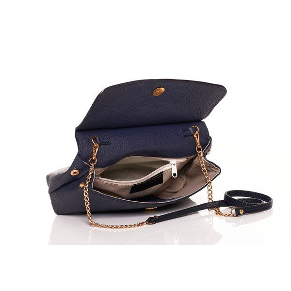 Kožená kabelka Envelope Navy-image-1