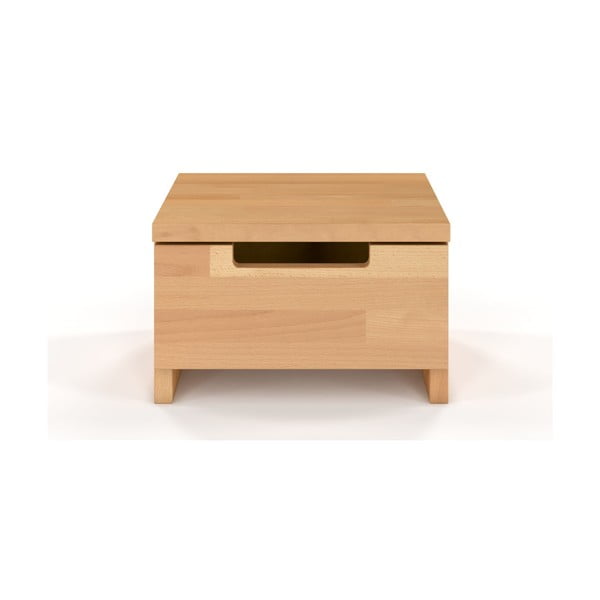 Nočný stolík z bukového dreva so zásuvkou SKANDICA Spectrum