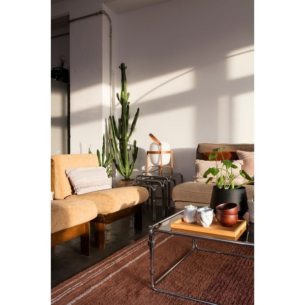 Bavlnený koberec v tehlovej farbe 170x240 cm Twin Toffee – Lorena Canals-image-4