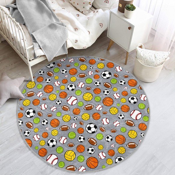 Detský koberec ø 80 cm Comfort – Mila Home-image-4