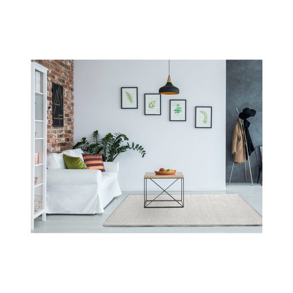Biely koberec Universal Liso Blanco, 60 × 120 cm-image-2