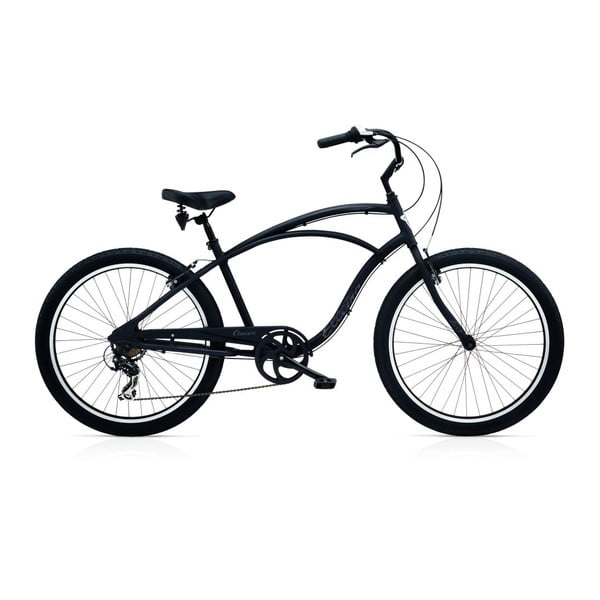 Pánsky bicykel Cruiser Lux 7D Black Matte