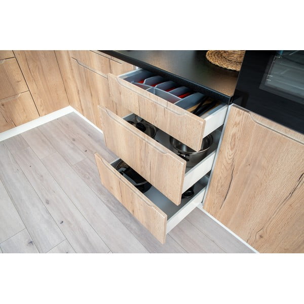 Rohová kuchyňa s pracovnou doskou (bez montáže) 170–180 cm Nico – STOLKAR-image-1