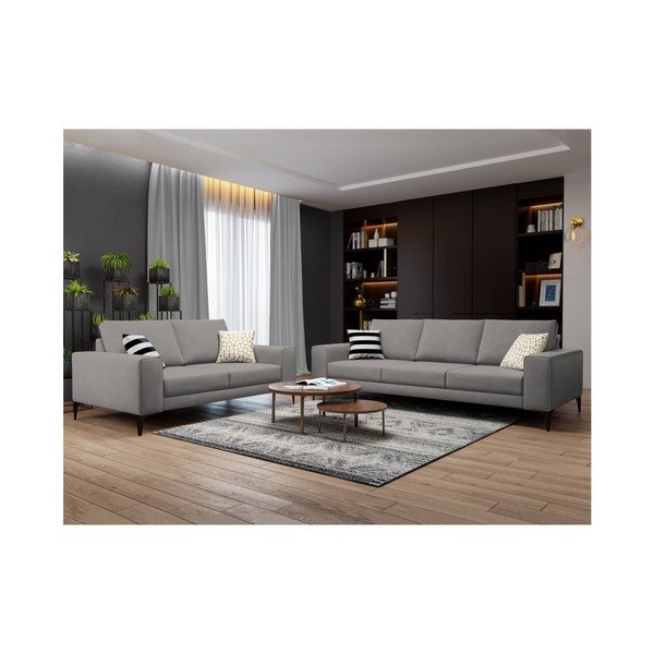Sivá pohovka Cosmopolitan Design Lugano, 239 cm-image-3