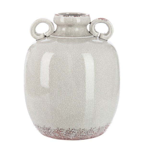 Keramická váza Light Grey, 37 cm