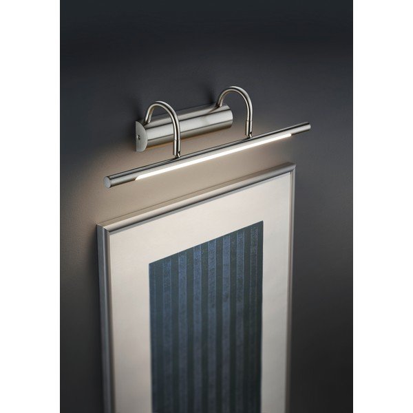 LED nástenné svietidlo v striebornej farbe Cuadro – Trio-image-1