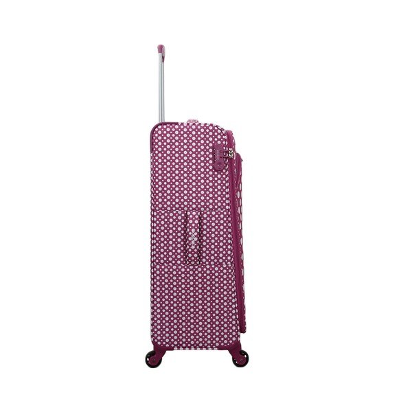 Fialovoružový kufor na 4 kolieskach Lollipops Jenny, výška 77 cm-image-1