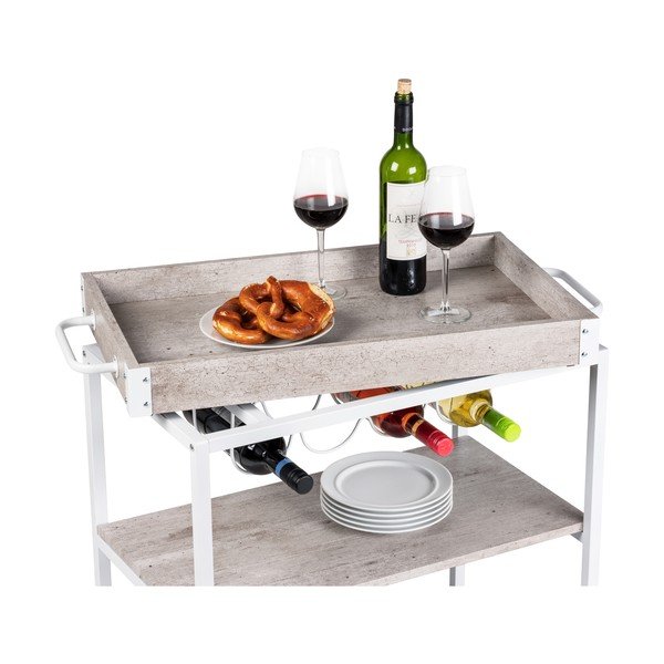 Servírovací stolík na kolieskach 40x80 cm Rustico - Wenko-image-4