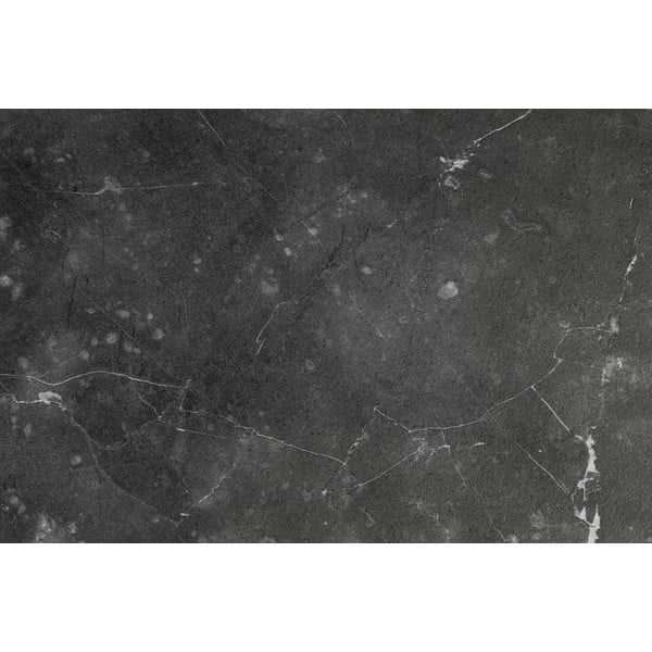 Čierny okrúhly konferenčný stolík s doskou v dekore mramoru ø 80 cm Wyre – Actona-image-3