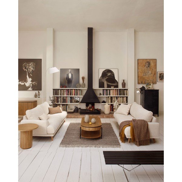 Béžová pohovka 231 cm Karin - Kave Home-image-1