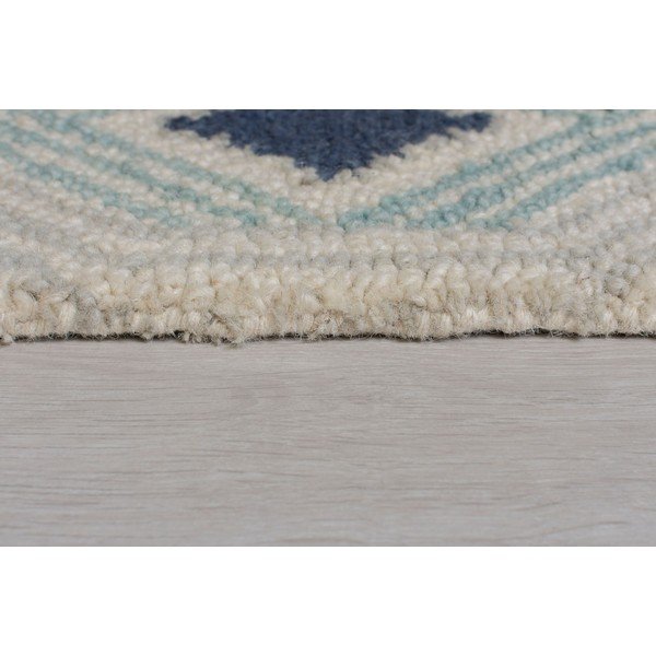 Béžovo-modrý vlnený koberec Flair Rugs Marco, 120 x 170 cm-image-2