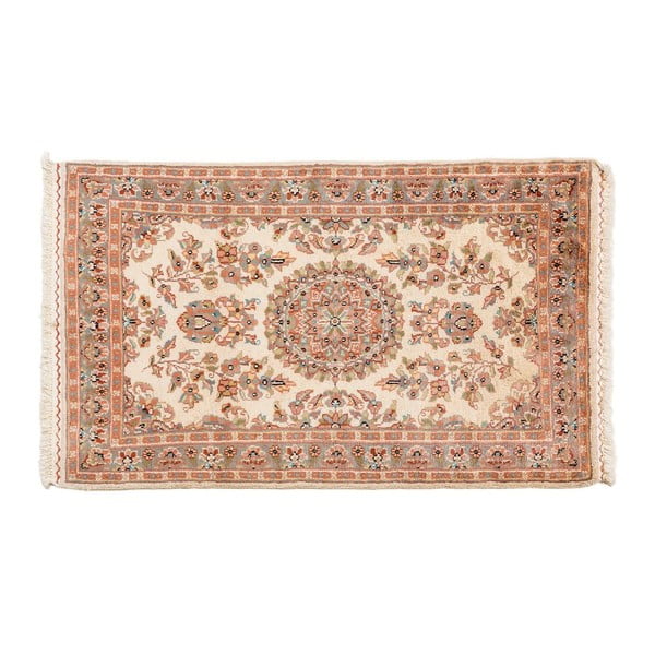Ručne viazaný koberec Kashmirian, 133x79 cm