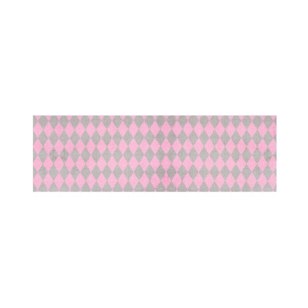 Ružovo-sivý behúň Zala Living Magic Circus, 50 × 150 cm-image-1