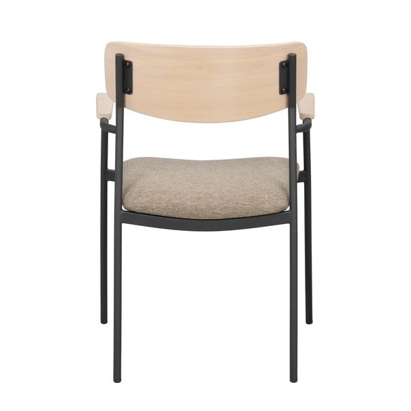 Jedálenská stolička v béžovo-prírodnej farbe v súprave 2 ks Maymont – Rowico-image-4