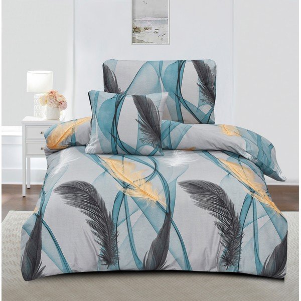 3-dielne obliečky na jednolôžko z mikrosaténu 140x200 cm Melissa – My House-image-1