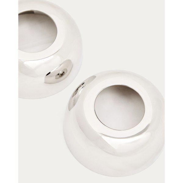 Stojančeky na vajíčka v súprave 2 ks z nehrdzavejúcej ocele Nirela – Kave Home-image-2