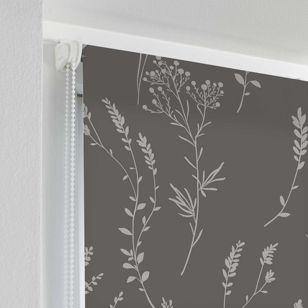 Antracitovosivá textilná roleta 120x180 cm Forelista – douceur d'intérieur-image-1