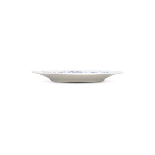 Biely/modrý porcelánový tanier ø 21 cm Retro – BonBistro-image-4