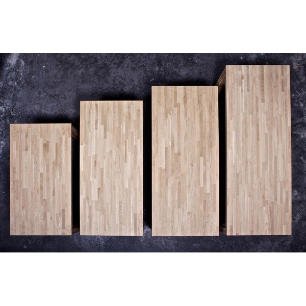 Drevený jedálenský stôl WOOOD Largo Untreated, 85 x 150 cm-image-2