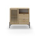 Skrinka v dekore duba v prírodnej farbe 80x80 cm Inca – Marckeric