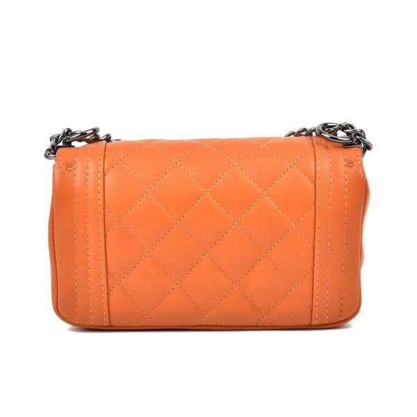 Koňakovohnědá kožené listová kabelka Isabella Rhea Mari-image-1