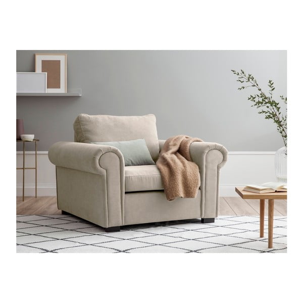 Béžové kreslo Windsor & Co Sofas Hermes-image-4