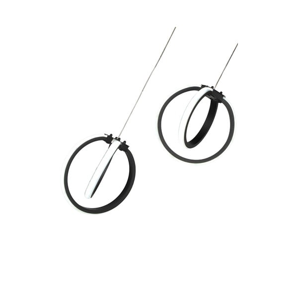 Čierne kovové LED závesné svietidlo ø 20 cm Sezen – Squid Lighting-image-3